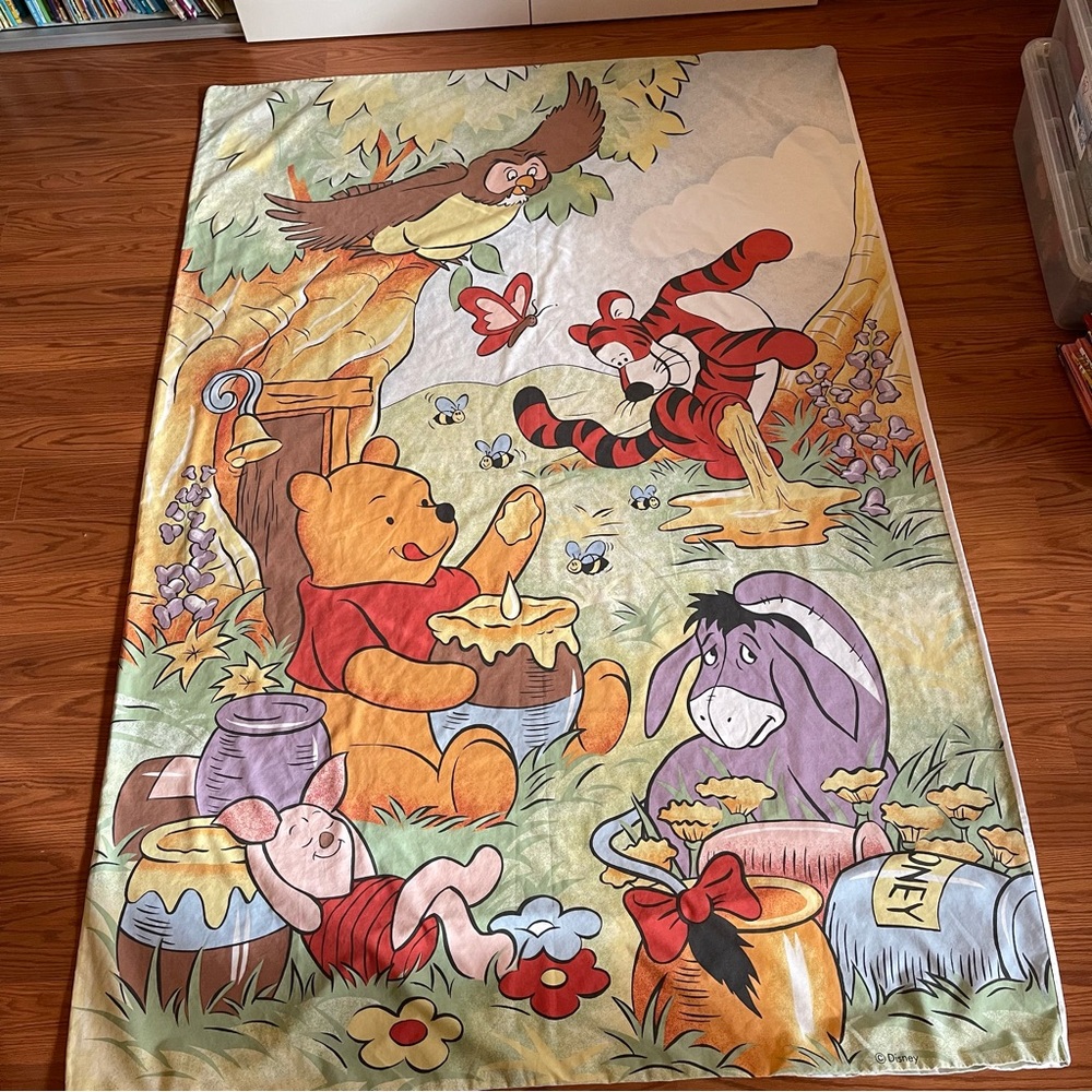 VTG Duvet Cover - Winnie The Pooh - Disney - Twin Size - Tigger - Eeyore - Owl